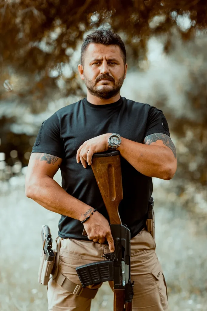 Kugat Firearms açık hava atış alanı — sahadan kare 16