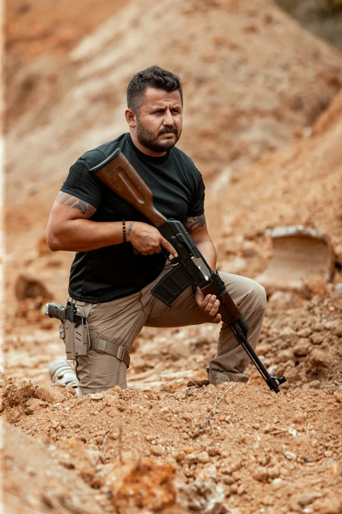 Kugat Firearms açık hava atış alanı — sahadan kare 25
