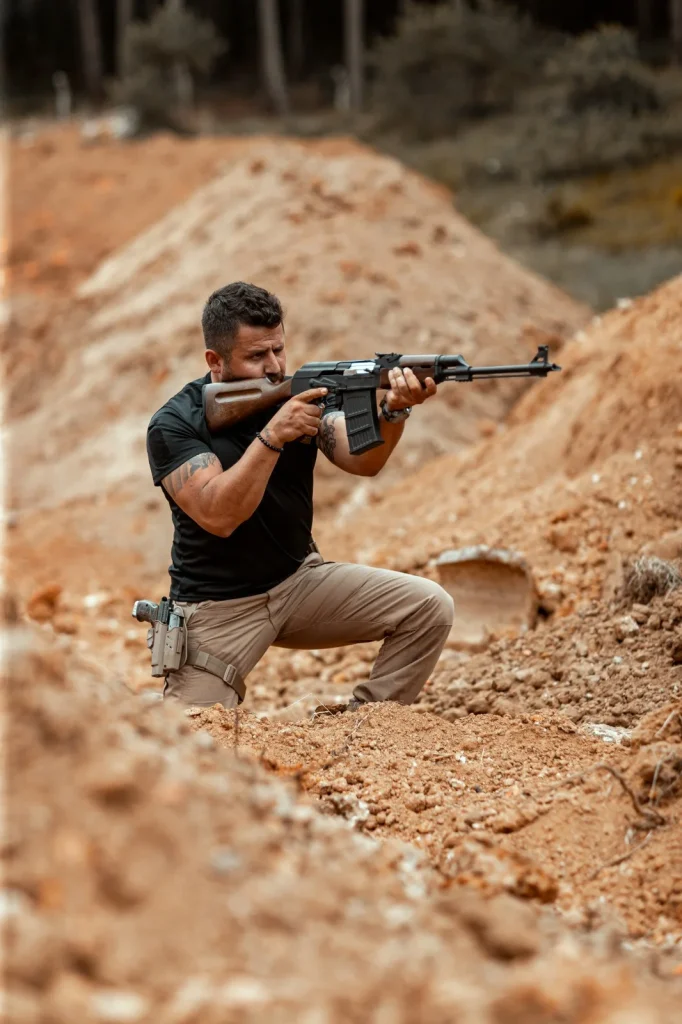 Kugat Firearms açık hava atış alanı — sahadan kare 5